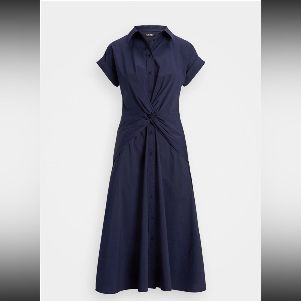 Ralph Lauren Dark Blue Midi Dress